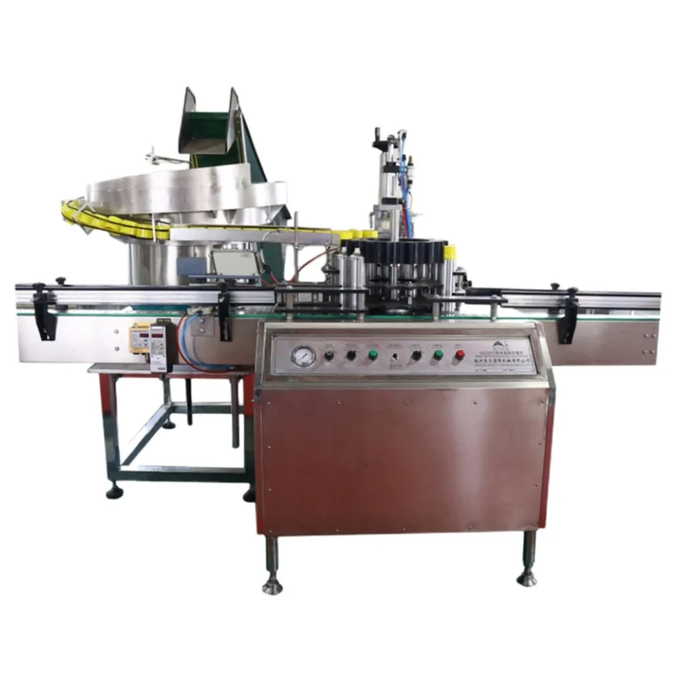 Aerosol Filling Crimping And Capping Machine